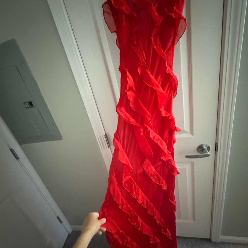 Rat & Boa Cecelia Red Maxi Dress - Size S - Picture 6 of 16